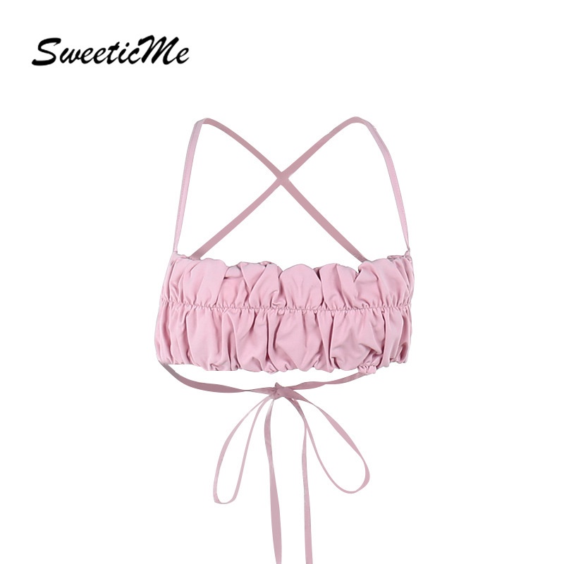 Sweeticme เสื้อกล้ามลําลอง เข้ารูป สีพื้น เซ็กซี่ แฟชั่นใหม่ สําหรับสตรี 2024