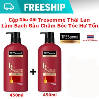 [Cheap Online ] Combo 2 ขวด Tresemme Thailand Shampoo 450ml (ประเทศไทย )
