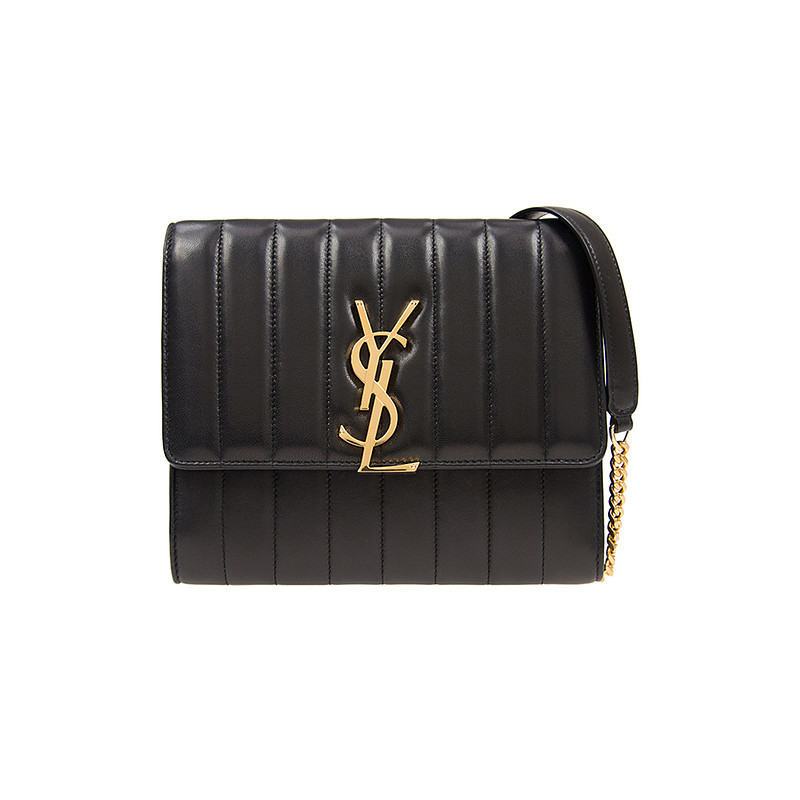 YSL/Yves Saint Laurent/สีดำ/กระเป๋าสะพาย/แท้ 100%