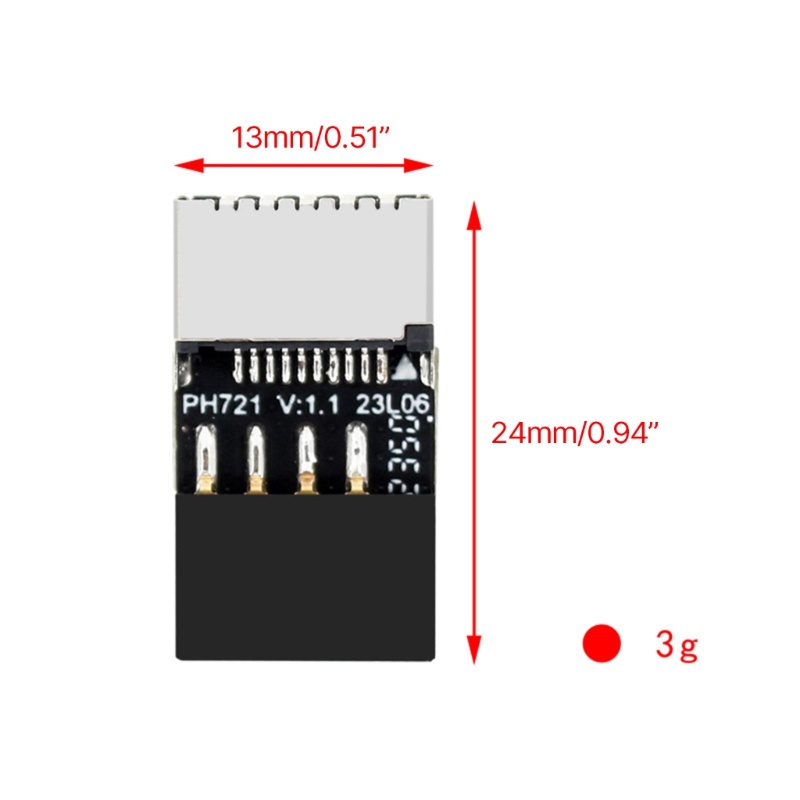 Nik อะแดปเตอร์แปลงเมนบอร์ดคอมพิวเตอร์ USB2 0 9PIN ตัวผู้ เป็น TypeE 20Pin ตัวเมีย ใช้งานง่าย ทนทาน