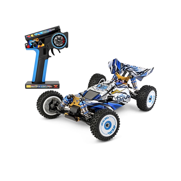 Wltoys 124017-V8 รถแข่งบังคับ 1/12 2.4G 4WD 75 กม./ชม. ความเร็วสูง รถออฟโร้ด รถบรรทุก RTR