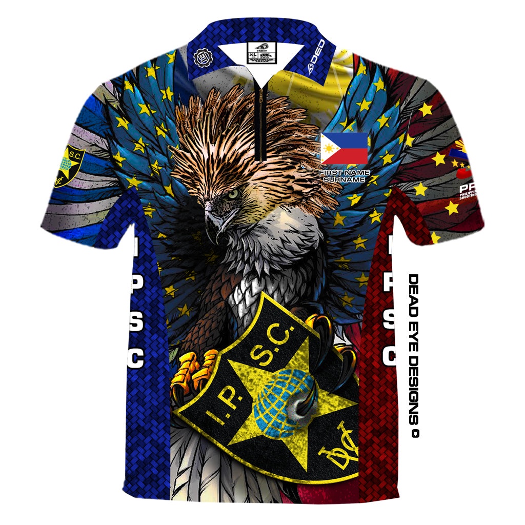 เสื้อโปโล Philippine Eagles IPSC DED Technical Shirt: DVC Philippines สําหรับผู้ชาย