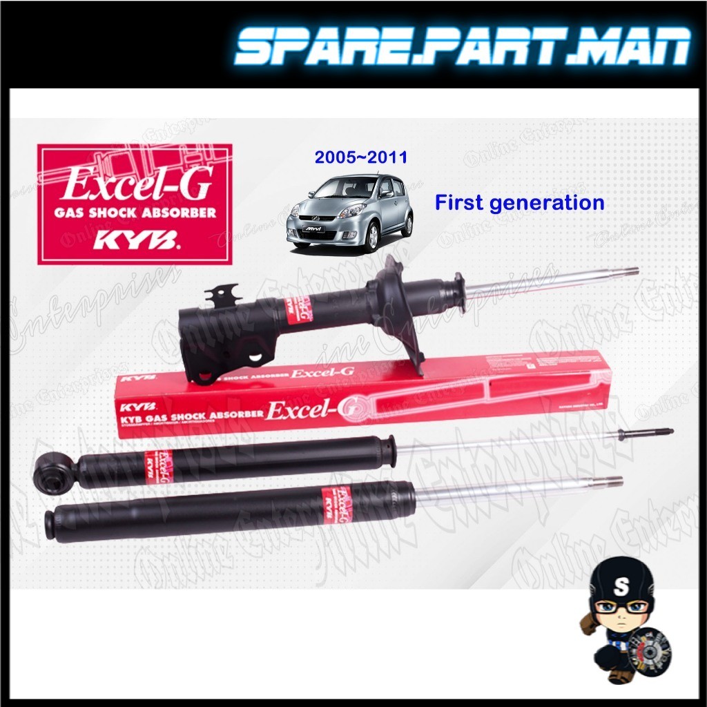 KAYABA KYB EXCEL G Myvi 1.0/1.3 1st D13G / D73A M300 โช้คอัพ 331M005 341M021