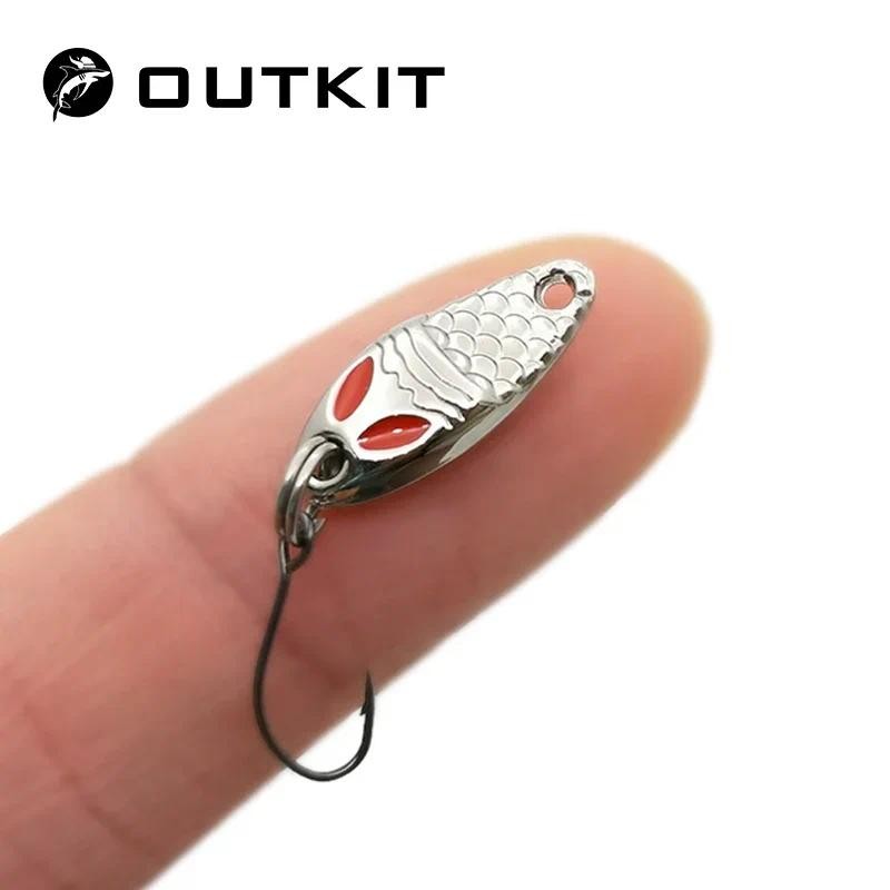 ใหม่ Mini fishing Lure 1g2g3.5g ช้อนโลหะเหยื่อ Spinnerbait Minnow ปลาเล็ก Single Hook jig Stream ปลาเทราท์เหยื่อ sca ร้อน