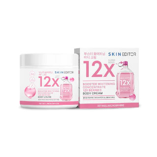 Skin Editor สกินเอดิเตอร์ บูสเตอร์ ไวท์เทนนิ่ง คอนเซนเทรต 12X เบอร์รี่ ครีม 200มล.