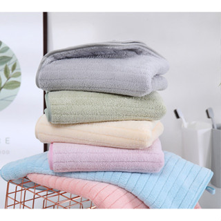 【ขนาด140x70ซม.】ผ้าเช็ดตัว ขนเป็ด  ผ้าขนหนูอาบน้ำ ขนนุ่ม ซับน…