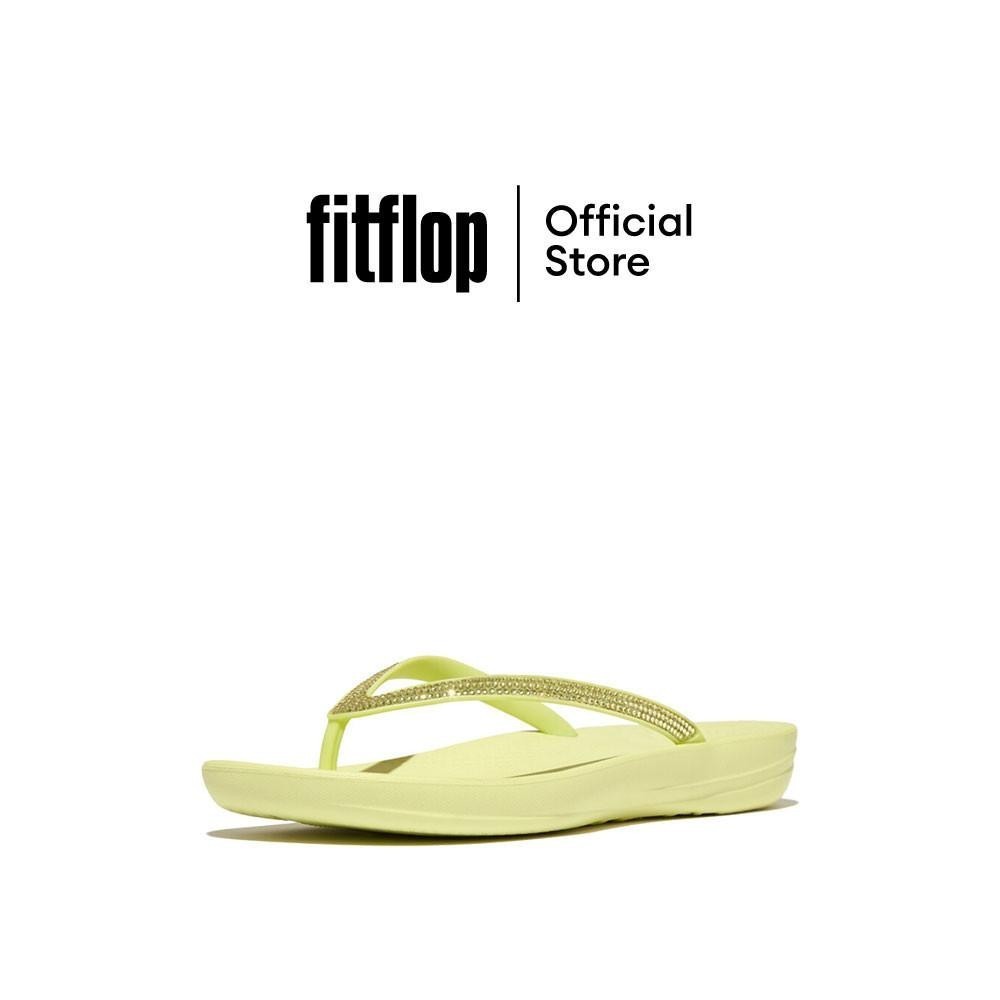 FITFLOP IQUSHION SPARKLE รองเท้าแตะผู้หญิง รุ่น R08-B73 สี LIME