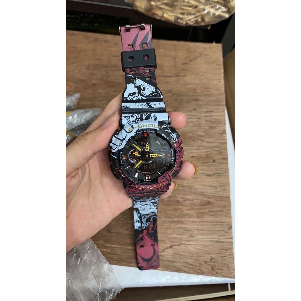 ญี่ปุ่น C_asio Dual Display นาฬิกากันน้ํา One Piece GA-110 W05 แฟชั่นผู้ชายและผู้หญิงคู่กีฬานาฬิกาข้อมือ