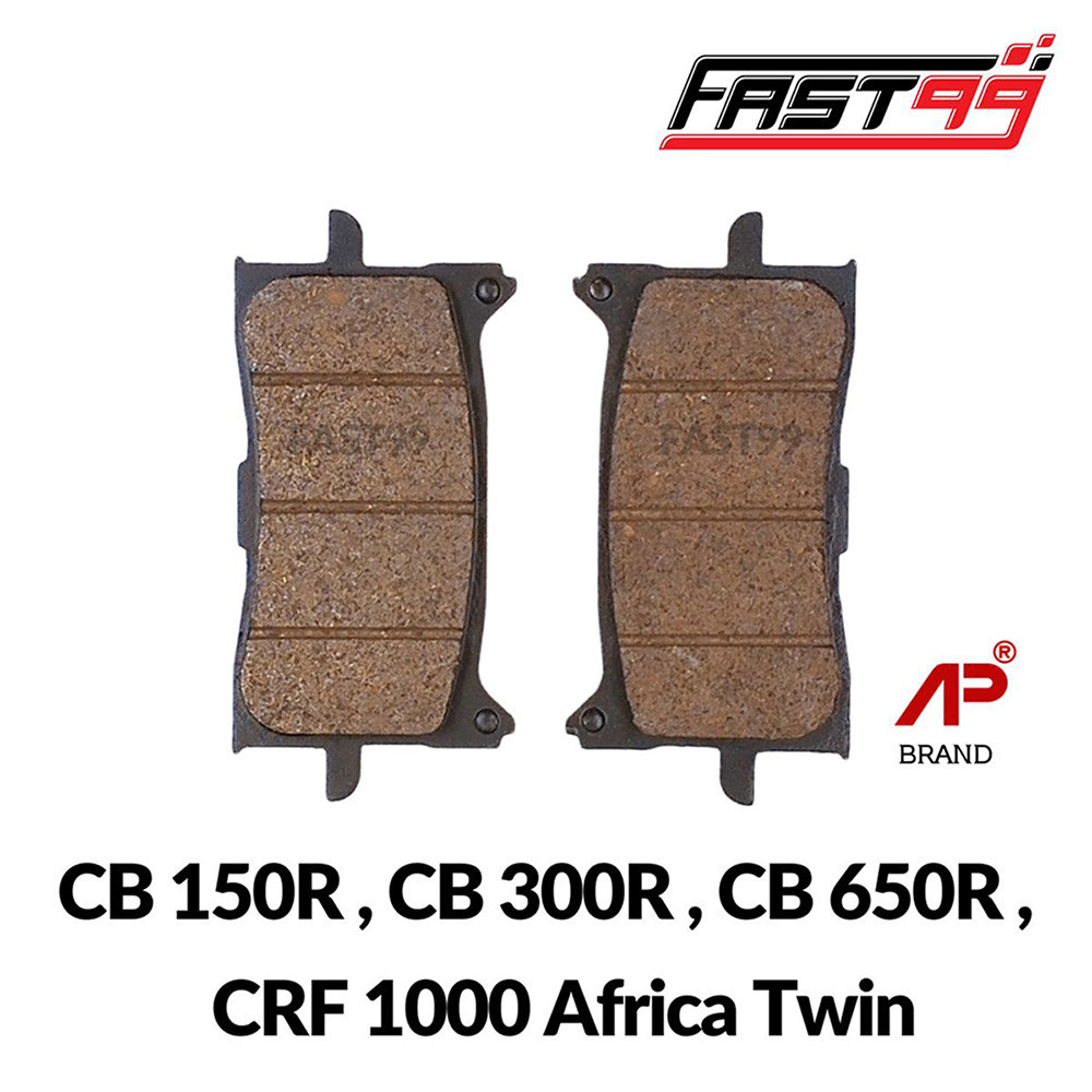 FAST99 ผ้าดิสเบรกหน้า CB 150R , CB 300R , CB 650R , CBR 650R , CRF 1000 Africa Twin ราคาถูก ยี่ห้อAP ผ้าเบรคหน้าเดิม