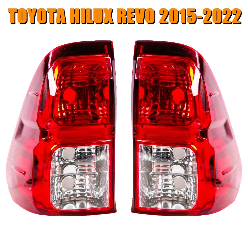 ไฟท้าย Revo สายรัดด้านหลังหมอก Toyota Hilux REVO ปี2015-2022 Taillight(ไม่มีหลอดไฟไม่มีชุดสายไฟ