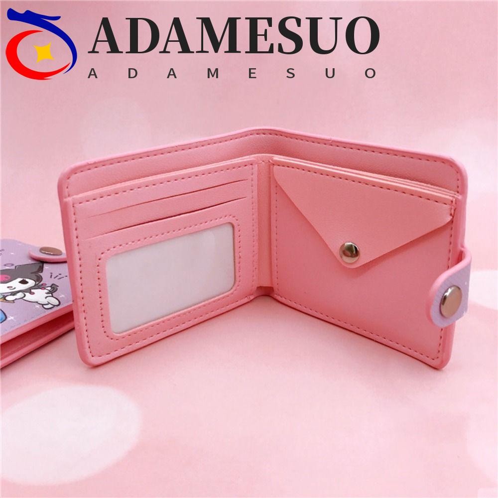 Adamesuo เกาหลีผู้ถือบัตรของขวัญหวานสําหรับสาวเด็กแมวสุนัขขนาดเล็ก Melody แฟชั่นกระเป๋าเงินแบบพกพาสําหรับผู้หญิงผู้หญิงกระเป๋ากระเป๋าสตางค์