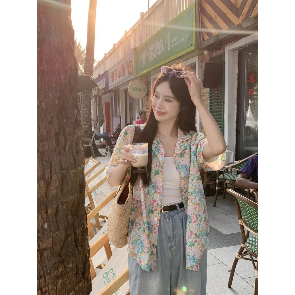 mimi&didi เสื้อแขนสั้นลายดอกไม้ W374 thumbnail 4
