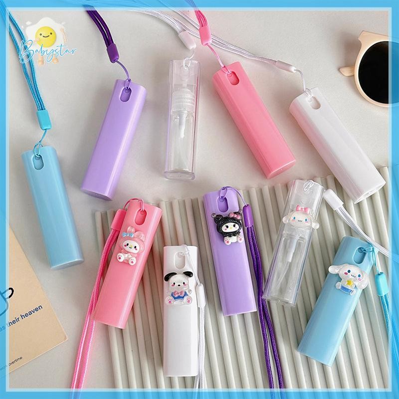 [InthehotT] 10ml Kawaii Sanrio Bottle Kuromi Cinnamoroll My Melody Student Travel เครื่องสําอางแบบพกพาน้ําหอมกดบรรจุขวด [ใหม่]