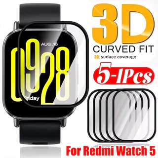 1-5 ชิ้นฟิล์มกระจกนิรภัยสําหรับ Redmi watch 5 / 6 พร้อม