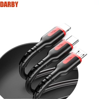 Darby สายชาร์จโทรศัพท์มือถือ Micro USB 1.2 ม. 1.8 ม. ชาร์จเร็ว ปลอดภัย