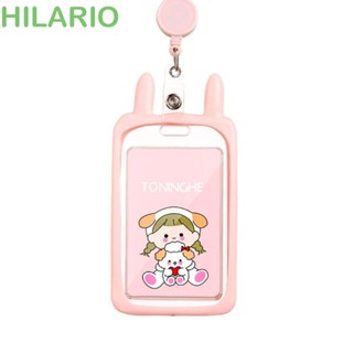 Hilario เคสใส ลายการ์ตูนกระต่ายน่ารัก สําหรับใส่บัตรเครดิต บัตรนักเรียน