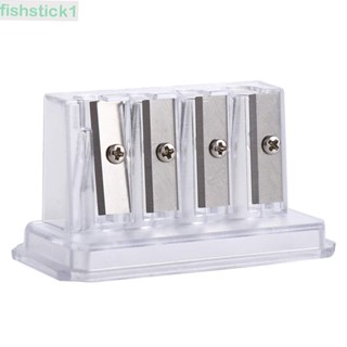 Fishstick1 กบเหลาดินสอ แบบใส มืออาชีพ เครื่องเขียน โรงเรียน ร่างภาพ กบเหลาด้วยตนเอง