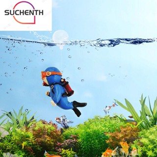 Suchenth จี้ลอยน้ํา อุปกรณ์เสริม สําหรับตกแต่งตู้ปลา พิพิธภัณฑ์สัตว์น้ํา 1 ชิ้น 1 ชิ้น