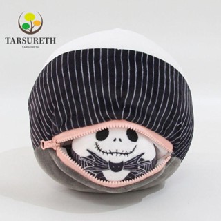 Tarsureth ตุ๊กตาฟิกเกอร์ ผ้าฝ้าย PP รูปการ์ตูนอนิเมะ Nightmare Before Christmas Jack Sally มีซิป ของเล่นสําหรับเด็ก