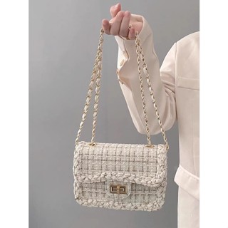 2023 new style bag, womens chain bag, small square bag, spring new one-shoulder shoulder bag, small fragrant wind armpit bag