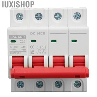 Iuxishop 4P DC Miniature Circuit Breaker Fast Tripping PV 1000V 32A