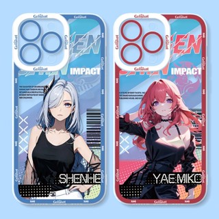 เคสโทรศัพท์ OPPO นิ่ม แบบใส น่ารัก genshin