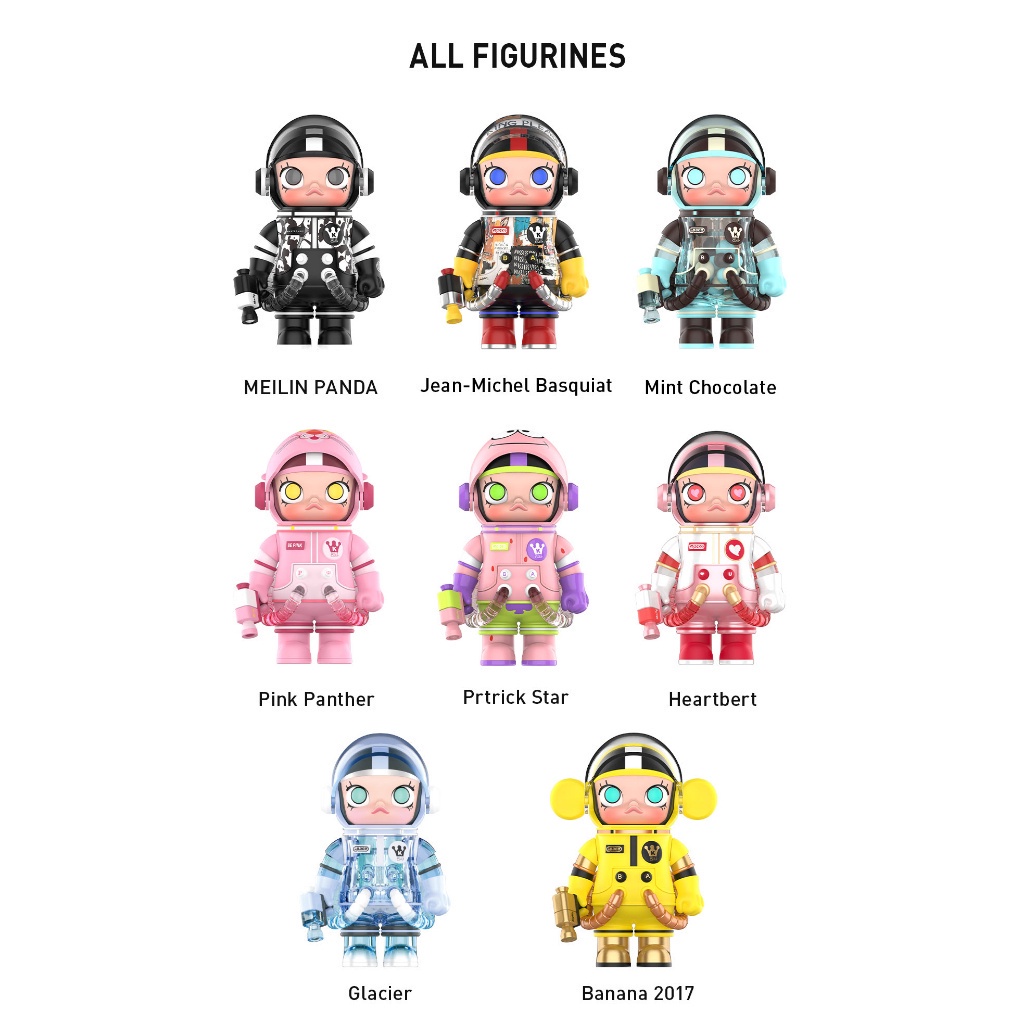 (พร้อมส่งจากไทย) POP MART Molly Space 100% V.2 Series 2 มอลลี่ เลือกตัว เช็คการ์ด ไม่แกะตัว พร้อมส่ง