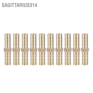 Sagittarius314 ทองเหลืองหนามตรง 2 ทางท่อเชื่อมต่อหลอดช่างไม้ข้อต่อ 6/8/10/12/14/16/20 มม.