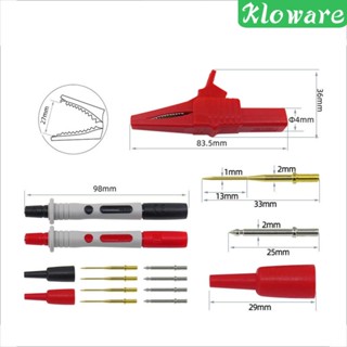 [Kloware] ชุดอุปกรณ์ทดสอบมัลติมิเตอร์ไฟฟ้า ตะกั่วทดสอบ สําหรับรถยนต์