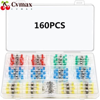 Cvmax อุปกรณ์เชื่อมต่อสายไฟ 5 ขนาด 5 สี พร้อมกล่องเก็บ 160 ชิ้น