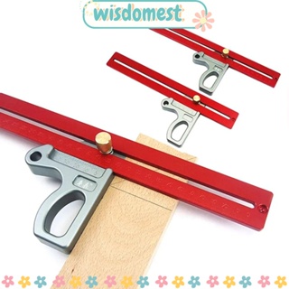 Wisdomest ไม้บรรทัดวัดเครื่องหมาย T-Ruler ความแม่นยําสูง 200-400 มม. สําหรับงานไม้