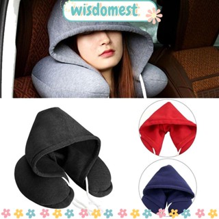 Wisdomest หมอนมีฮู้ด ลายเครื่องบิน สําหรับเดินทาง รถยนต์ สํานักงาน