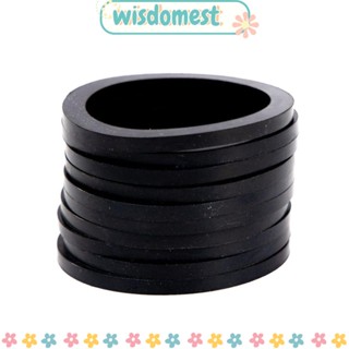 Wisdomest ปะเก็นยางซีลแหวนรอง สีดํา 3 นิ้ว ทนทาน แบบเปลี่ยน สําหรับเครื่องซักผ้า 10 แพ็ก