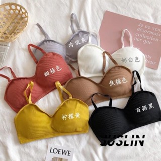 JUSLIN   ชุดชั้นในผู้หญิง บราชั้นในยกทรง ผ้านุ่ม เซ็กซี่ สำหรับผู้หญิง（1 ชิ้น）  ins คุณภาพสูง พิเศษ Beautiful A90O0R 37Z230910