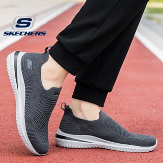 Skechers_ รองเท้ากีฬาลําลอง ผ้าตาข่าย ระบายอากาศ สวมใส่สบาย คุณภาพสูง แฟชั่นฤดูร้อน สําหรับผู้ชาย และผู้หญิง