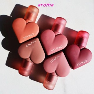 Aroma ลิปทินท์ เคลือบริมฝีปาก ไม่ติดถ้วย กันน้ํา ติดทนนาน มูสเกาหลี เครื่องสําอาง