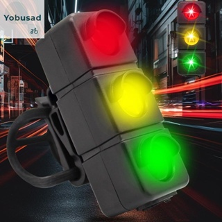 [Yobusad.th] ไฟท้ายจักรยาน LED 30LM 300mAh ชาร์จ USB 7 โหมด กันน้ํา