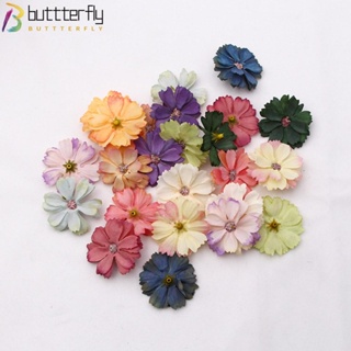 Buttterfly ดอกเดซี่ประดิษฐ์ DIY อุปกรณ์เสริม สําหรับตกแต่งสมุดภาพ 50 ชิ้น