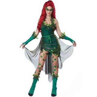 [0709]SZMRP- Wizard of Oz Leaf Green Girdling Forest Theme Party Elf FARCENT Demon Poison Vine Role-playing  Drama  Costumes  Fancy dress Costume  masquerade Halloween   IWXN