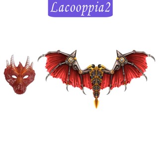 [Lacooppia2] ชุดเครื่องแต่งกายปีกมังกรฮาโลวีน น้ําหนักเบา สําหรับผู้ใหญ่