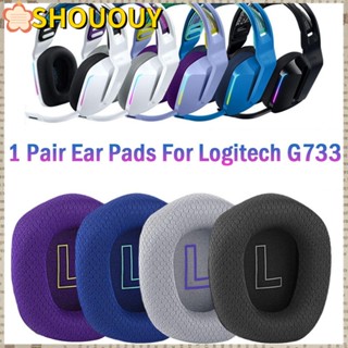 Shououy แผ่นโฟมครอบหูฟัง สําหรับ Logitech G733 2 ชิ้น