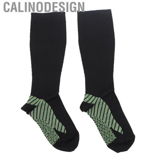 Calinodesign 1 Pair Sports Compression Socks Fatigue Relief Promote Circulation Breathable Calf Tube for Unisex Outdoor