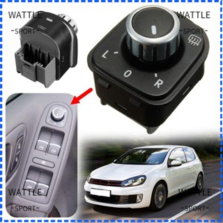 Wattle สวิตช์ลูกบิดกระจกมองข้างรถยนต์ สําหรับ Golf MK5 MK6 VW