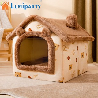 Lumiparty เต็นท์บ้านสัตว์เลี้ยง แบบซ่อนได้ ซักทําความสะอาดได้ สําหรับสัตว์เลี้ยง ลูกสุนัข แมว