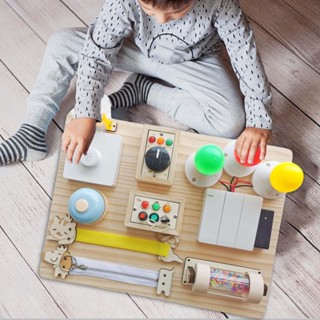 [Blesiya3] บอร์ดของเล่น Montessori Busy Board DIY สําหรับเด็ก