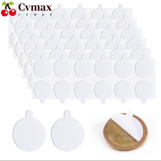 Cvmax สติกเกอร์ซีลขี้ผึ้ง PE มีกาวในตัว 25 มม. สีขาว 600 ชิ้น