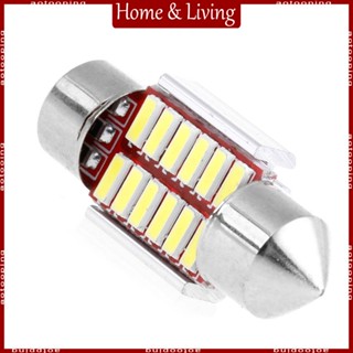 Aotoo โคมไฟ LED 31 มม. 4014 12SMD C5W สําหรับติดป้ายทะเบียนรถยนต์ 1 ชิ้น