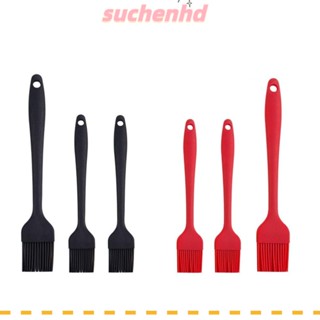 Suchenhd 6 ชิ้น ซิลิโคน น้ํามัน แปรง คุณภาพสูง ใช้ซ้ําได้ อุปกรณ์ครัว บาร์บีคิว เบเกอรี่ แปรงทาสี