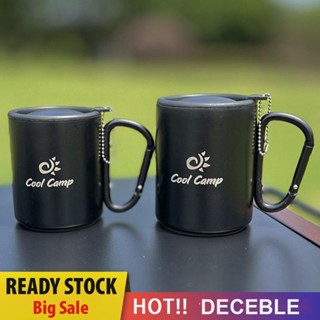 [Deceble.th] แก้วกาแฟ มีฉนวนกันความร้อน ขนาด 220 มล. 330 มล. สําหรับตั้งแคมป์ ปิกนิก