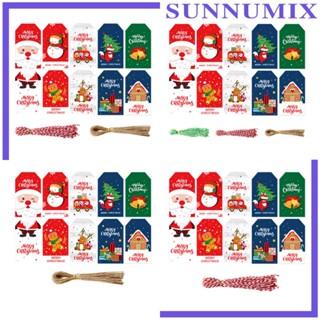 [Sunnimix] ป้ายแท็กแขวนตกแต่งต้นคริสต์มาส สําหรับฉลองเทศกาลคริสต์มาส